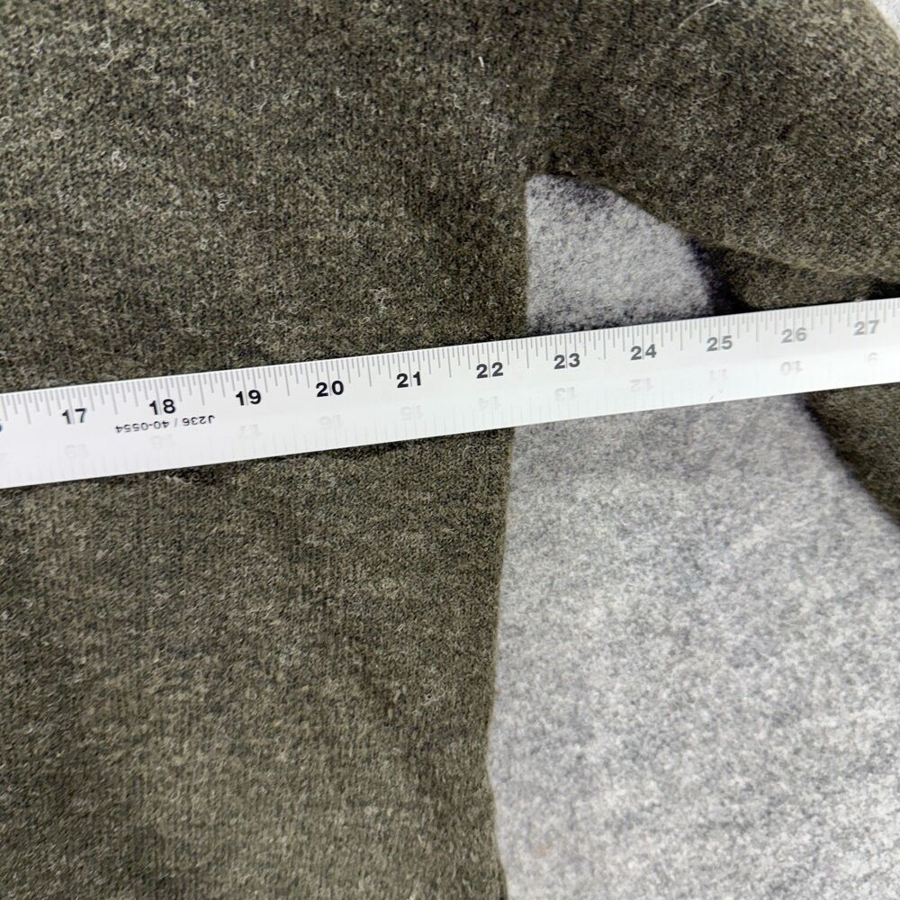 Lucky Brand Sweater Pullover Women S Small Gray Knit V-Neck Long Sleeve Wool - Picture 5 of 7